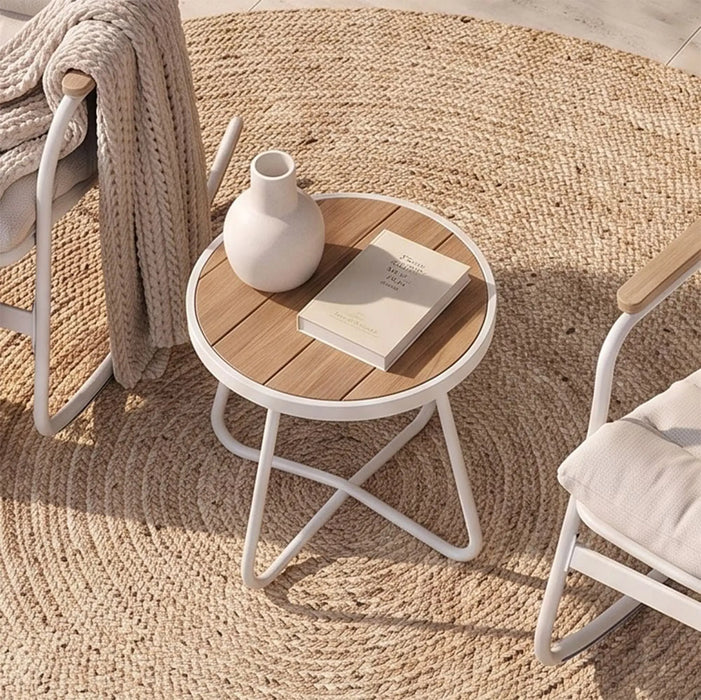 Ethen Balcony Set 1+2 | 2-Seater Set With Table | All Weather 3 Piece Bistro Set With Coffee Table | Modern Design Furniture For Balcony Outdoor Garden -