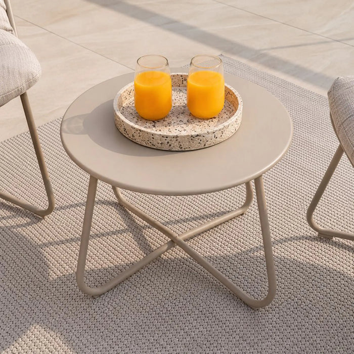 Aspen Balcony Set 1+2 | 2-Seater Set With Table | All Weather 3 Piece Bistro Set With Coffee Table | Modern Design Furniture For Balcony Outdoor Garden -