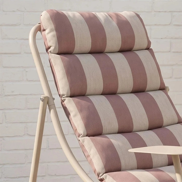 Brio Balcony Chair | Porch Bistro Chair | Modern Design Garden Furniture For Outdoor Seating, Terrace, Lawn, Patio, Balcony | L64xW85xH82cm -Milky White