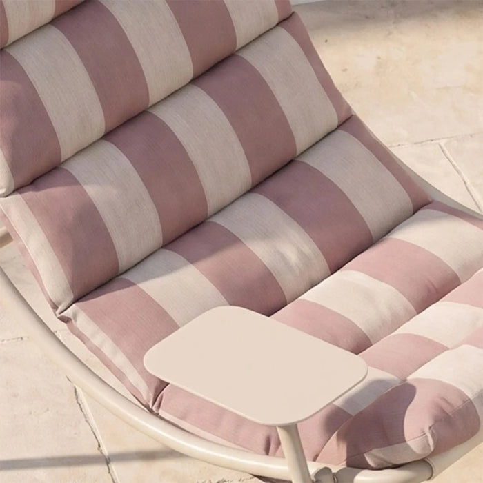 Brio Balcony Chair | Porch Bistro Chair | Modern Design Garden Furniture For Outdoor Seating, Terrace, Lawn, Patio, Balcony | L64xW85xH82cm -Milky White
