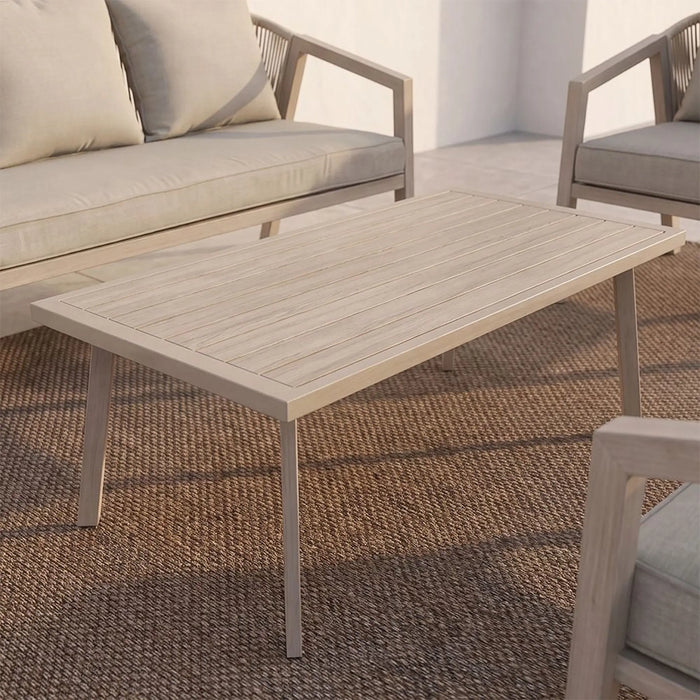 New Snowe 7-Seater Outdoor Sofa Set | Steel Frame Garden Furniture | Modern Design Patio Sofaset | Outdoor Seating Table And Chairs For Lawn Garden-Grey