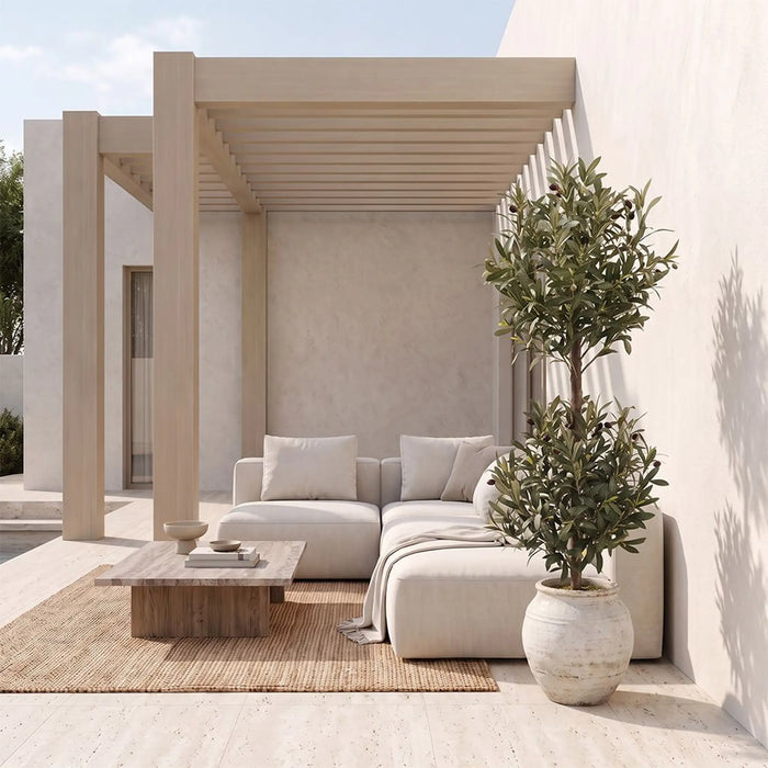 Twin Sphere Olive Tree - 150Cm, Green, Lush Tree, Polyester/Plastic ,For Adding Realistic Greenery, Enhancing Entrances, Living Spaces, Patios