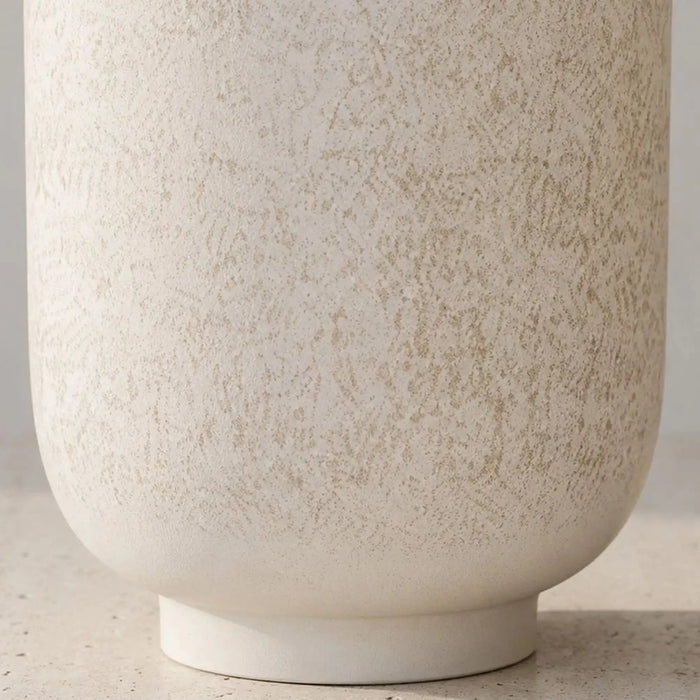 Fibre Stone Pots-Winter Grain 37X37X49 Cm, Multi Color, Elegant Pot, Mgo ,For Displaying Flowers, Herbs, Shrubs, Ornamental Plants