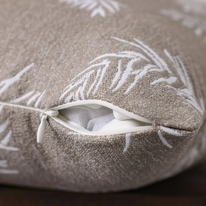 Woven Cushion 45X45Cm - Palmway Neutrals, Multicolour, Understated Woven Patio Cushion, 100% Olefin Fabric, For Outdoor Chairs And Sofa Arrangements