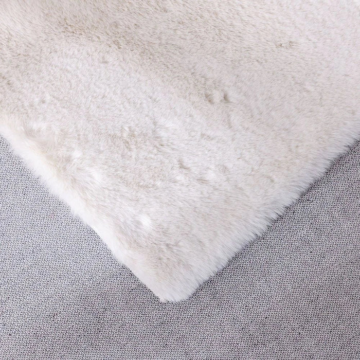 Plush Solid Soft Fur Rugs 200X300 Off White