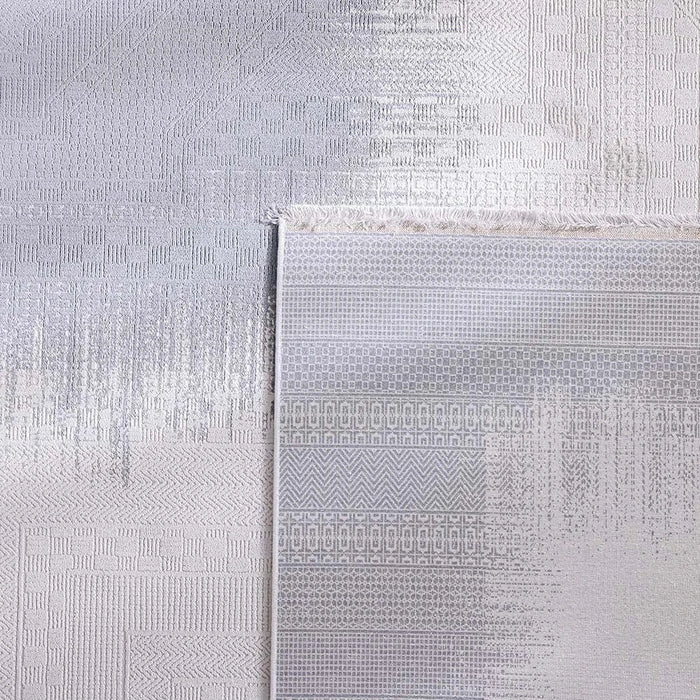 Luxura Art Silk Modern Contemporary Rug-Blue-240x340 cm