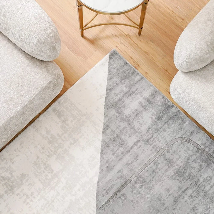 Venice Modern Abstracts Patterned Rugs 200X300 Grey&White