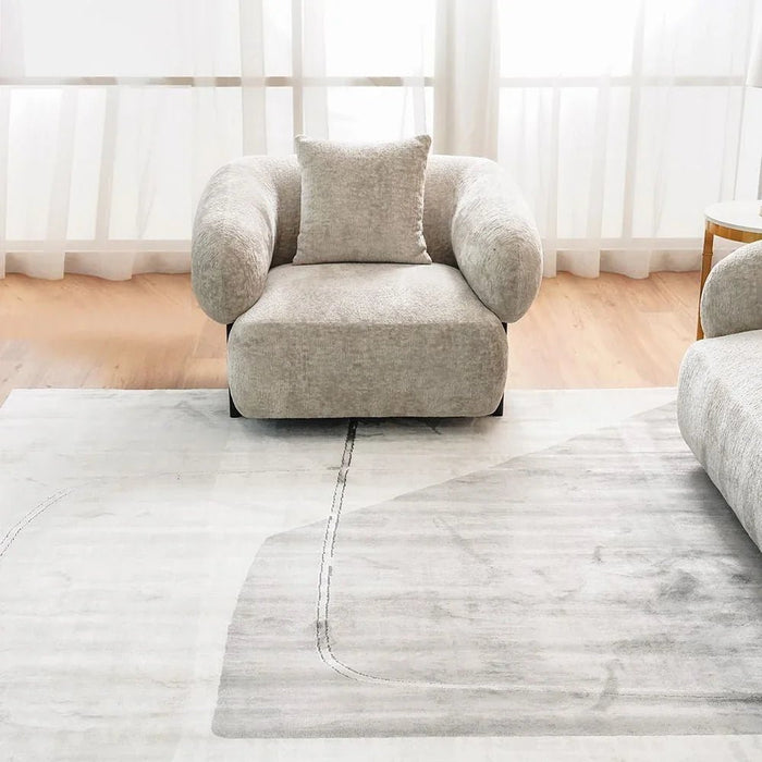 Venice Modern Abstracts Patterned Rugs 200X300 Grey&White