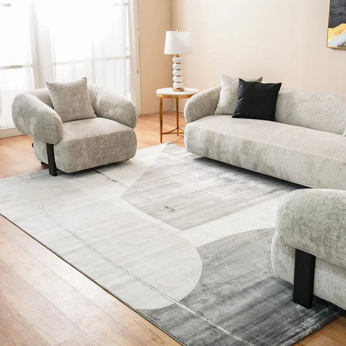 Venice Modern Abstracts Patterned Rugs 200X300 Grey&White