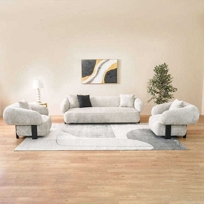 Venice Modern Abstracts Patterned Rugs 200X300 Grey&White