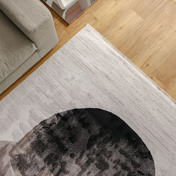Galeria Lux Abstract Rug-Grey & White-160x230 cm