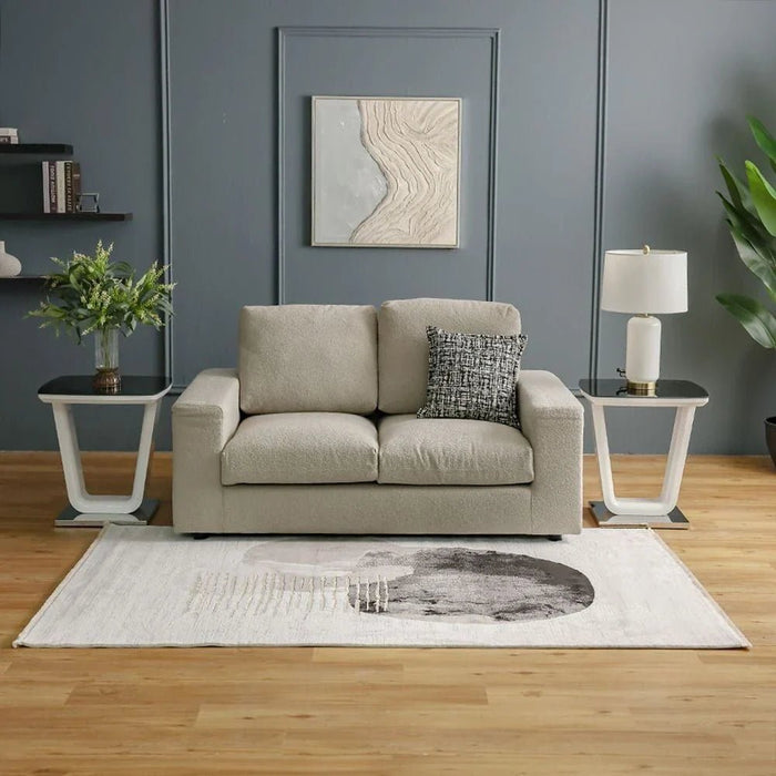 Galeria Lux Abstract Rug-Grey & White-200x300 cm
