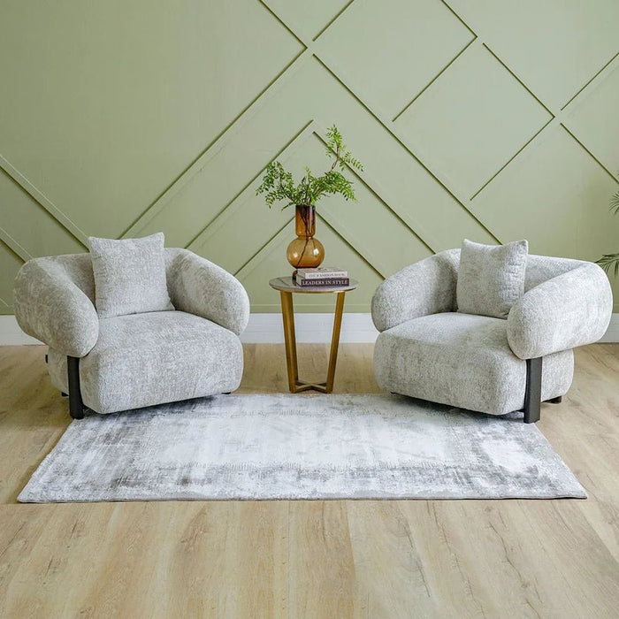 Galeria Lux Distressed Rug-Beige & White-160x230 cm