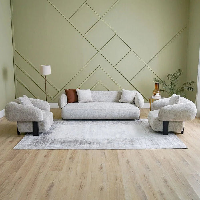 Galeria Lux Distressed Rug-Beige & White-240x340 cm