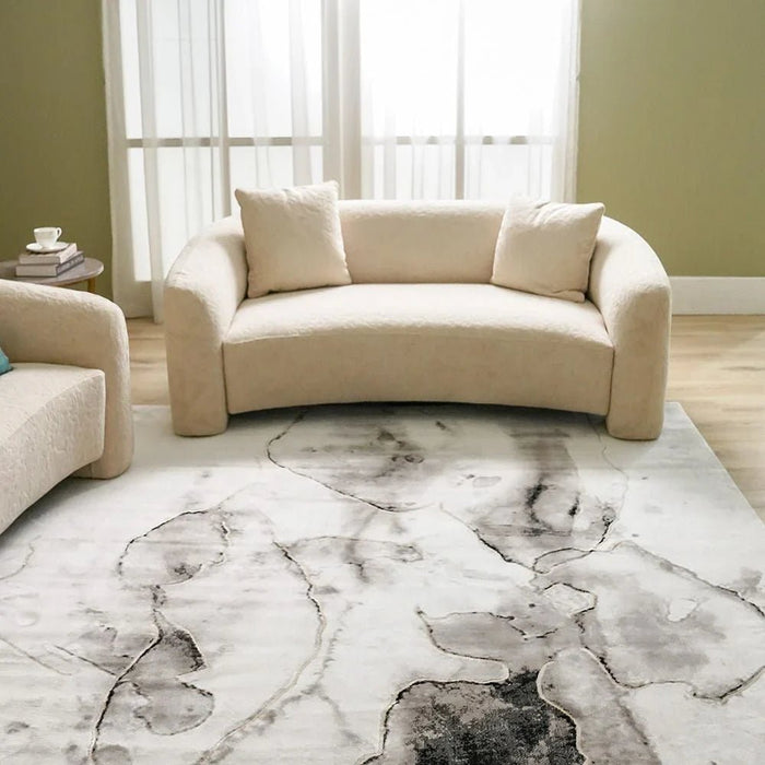 Galeria Lux Modern Rug-Grey & White-200x300 cm