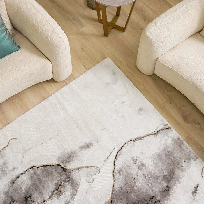 Galeria Lux Modern Rug-Grey & White-240x340 cm