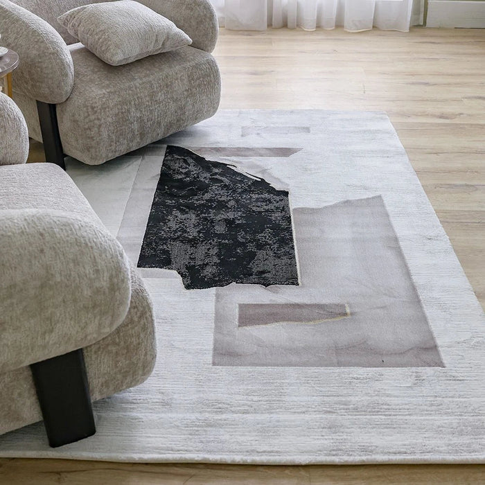 Galeria Lux Modern Rug-Grey & White-160x230 cm