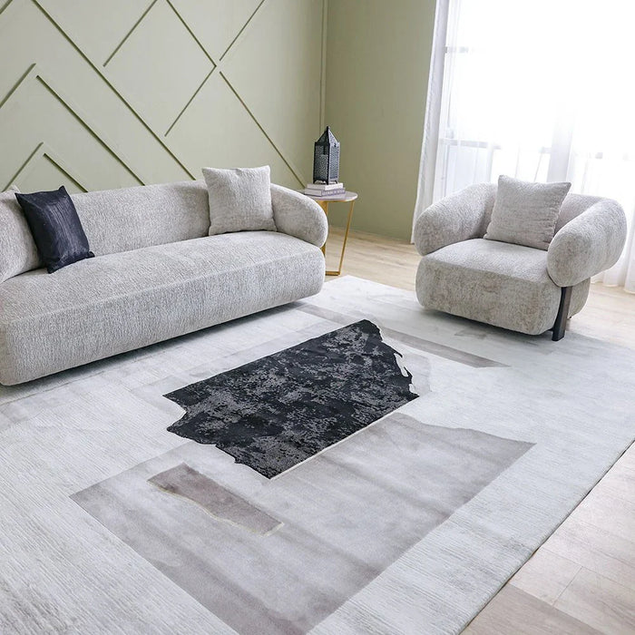 Galeria Lux Modern Rug-Grey & White-240x340 cm