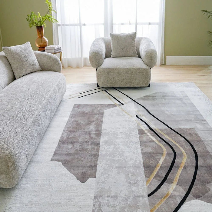 Galeria Lux Modern Rug-Grey & White-240x340 cm
