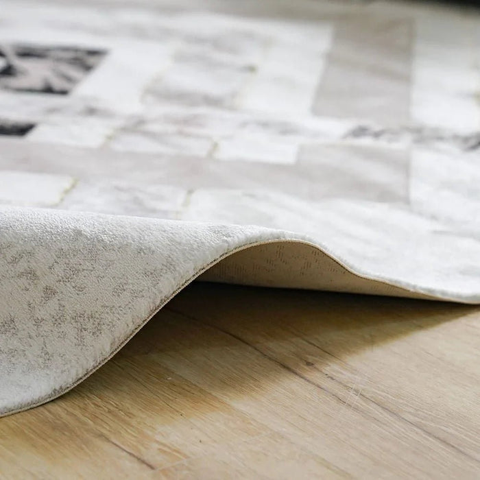 Galeria Lux Modern Rug - Grey & White - 160x230 cm