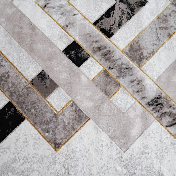 Galeria Lux Modern Rug-Grey & White-240x340 cm