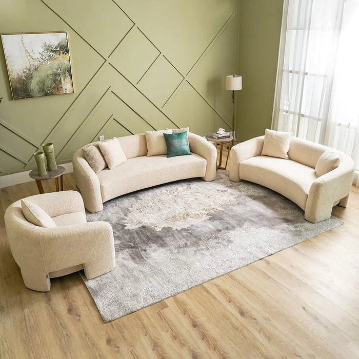 Galeria Lux Classic Rug-Beige & White-200x300 cm