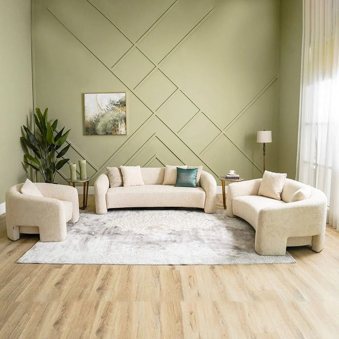 Galeria Lux Classic Rug-Beige & White-200x300 cm