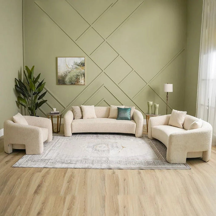 Galeria Lux Classic Rug-Beige & White-240x340 cm