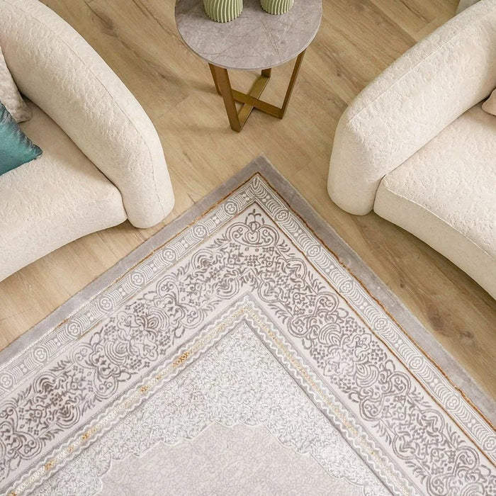 Galeria Lux Classic Rug-Beige & White-240x340 cm