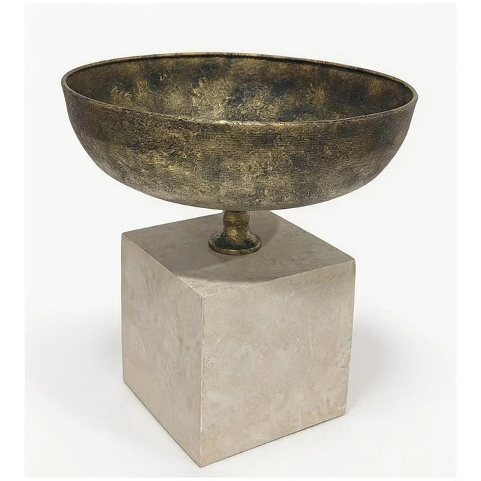 Mirabella Metal Bowl 30.5X30.5X31.2 cm -Gold