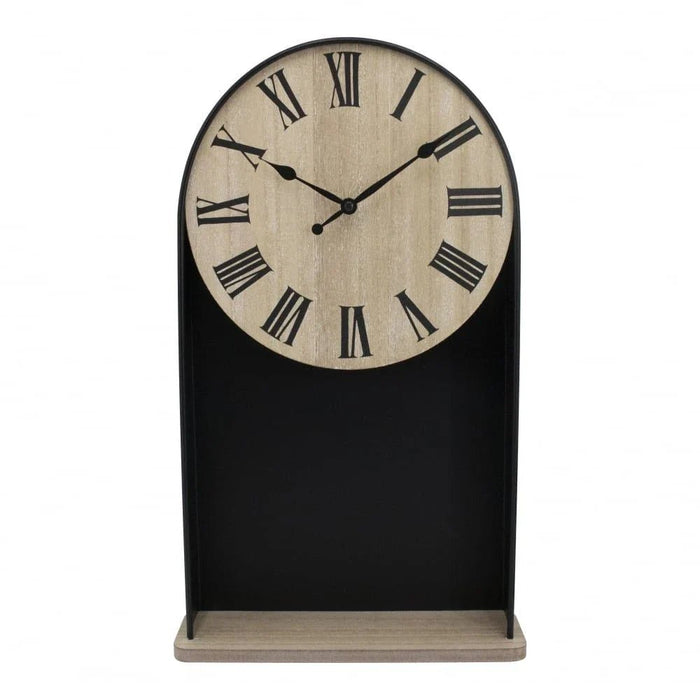 Cambridge Wood Decorative Shelf Wall Clock 30x50Cm