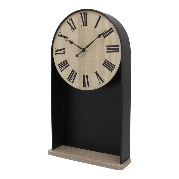Cambridge Wood Decorative Shelf Wall Clock 30x50Cm
