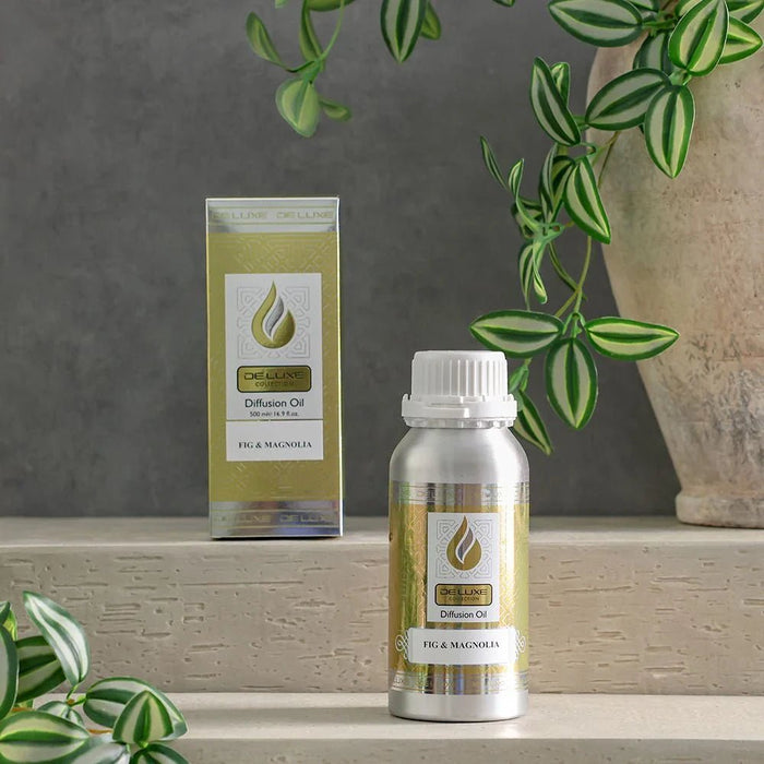 Deluxe Aroma Diffuser Oil 500Ml Fig & Magnolia