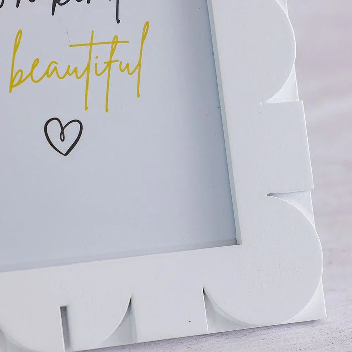 Mirabella Photo Frame 15.5X1.5X20.5 cm -White