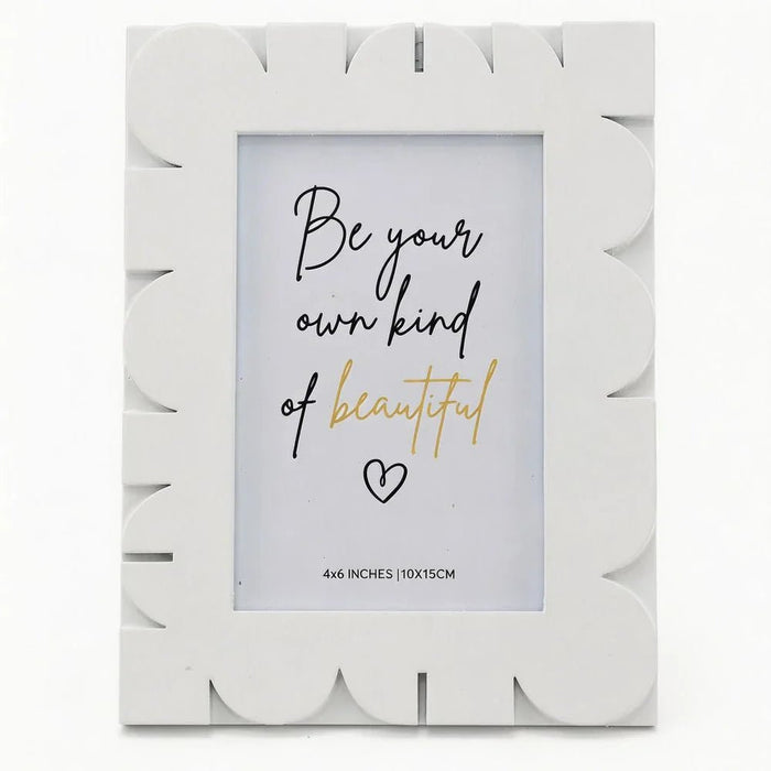 Mirabella Photo Frame 15.5X1.5X20.5 cm -White