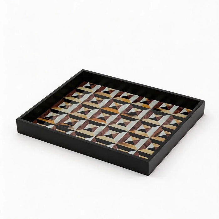 Mirabella Tray 40X32X4 cm -Brown