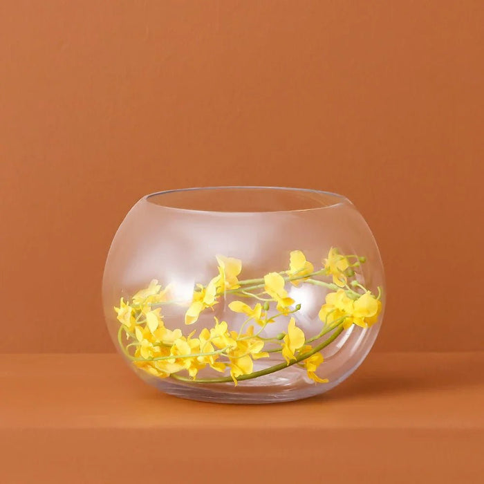 Vetro Fish Clear Glass Bowl 34X17.5Cm