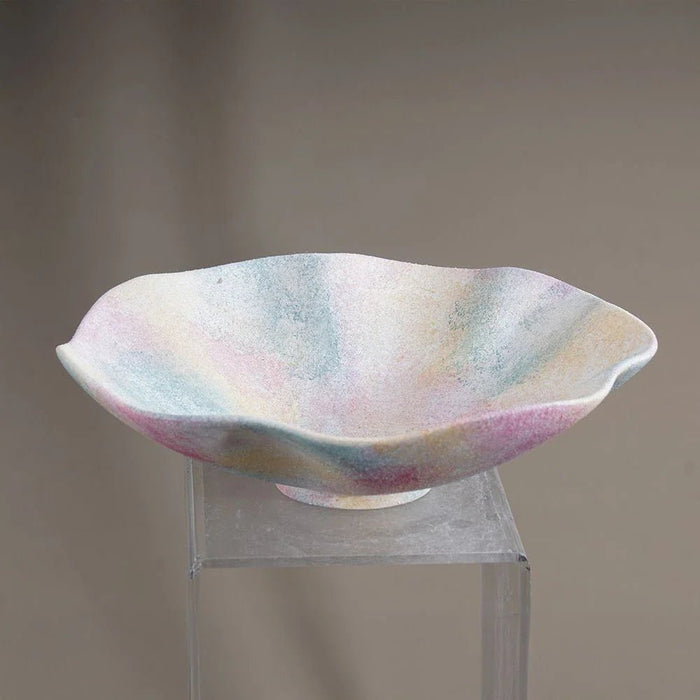 Lexie Berry Ceramic Platter Peach 26.5X26.5X8Cm