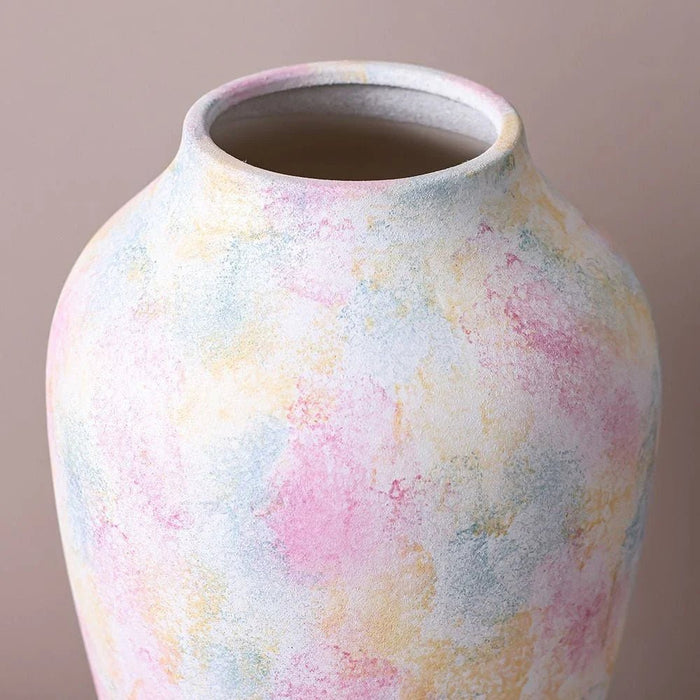 Lexie Berry Ceramic Urn Vase Peach 26.5X26.5X45.5Cm