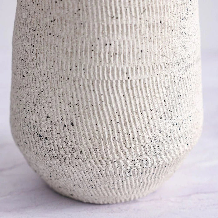 Aveline Ceramic Vase 18X18X42Cm Beige
