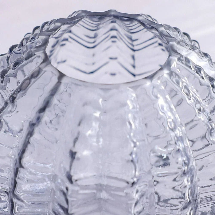 Mirabella Glass Vase 18X18X16 cm -Grey