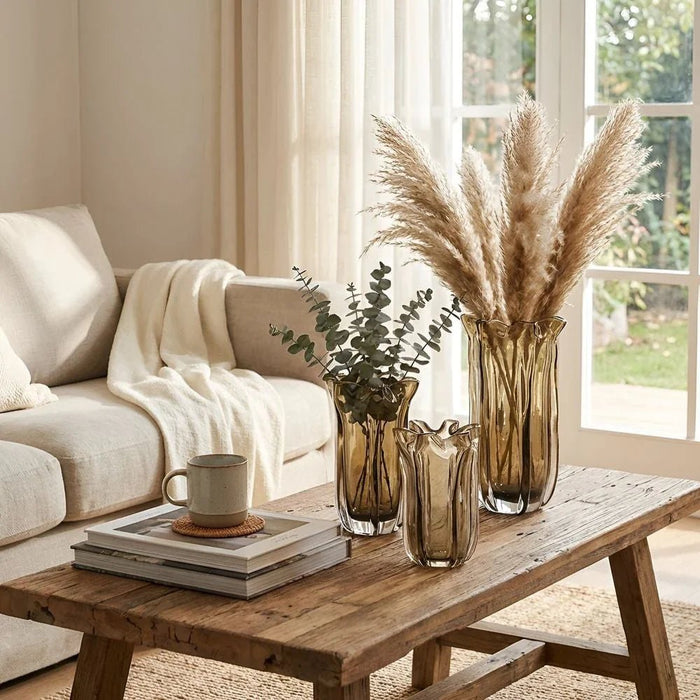 Mirabella Glass Vase 150X150X30 cm -Brown