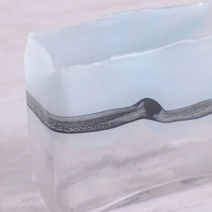 Mirabella Glass Vase 10.5X10.5X39 cm -Blue