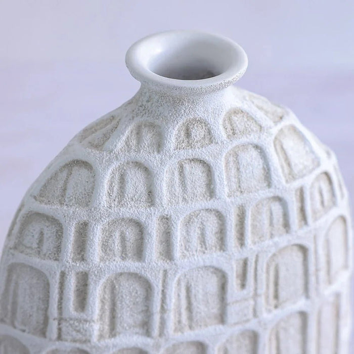 Mirabella Polyresin Vase 31X18X35 cm -Grey