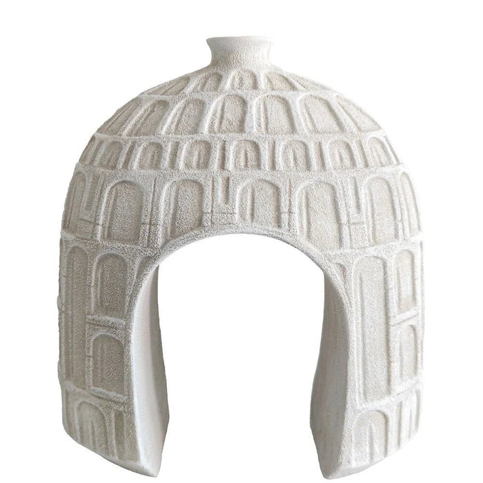 Mirabella Polyresin Vase 31X18X35 cm -Grey