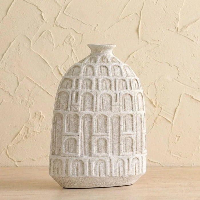 Mirabella Polyresin Vase 22X11X30 cm -Grey
