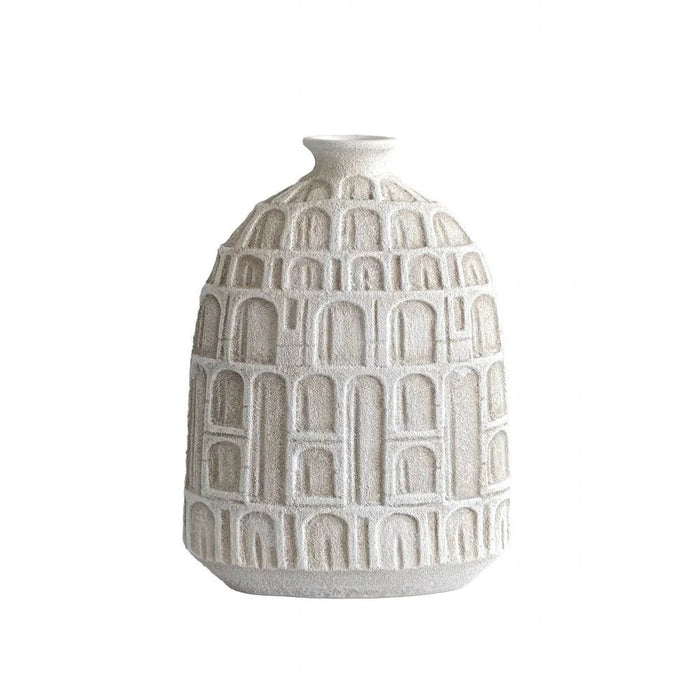 Mirabella Polyresin Vase 22X11X30 cm -Grey
