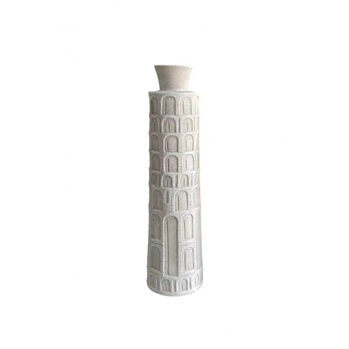 Mirabella Polyresin Vase 16X16X58 cm -Grey