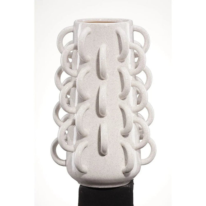 Cerelia Loop Vase 25X25X40Cm -White