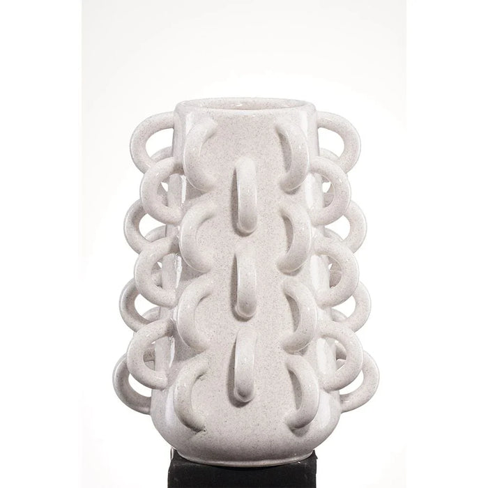 Cerelia Loop Vase 23.3X23.3X31.5Cm -White